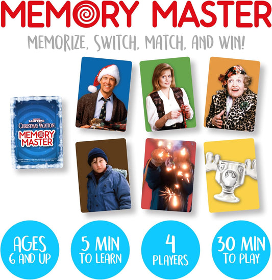 Memory Master Card Game - Christmas Vacation