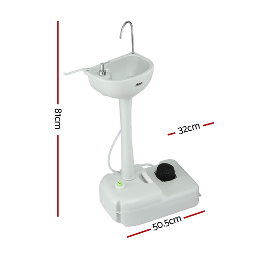 Weisshorn Portable Camping Wash Basin 19L