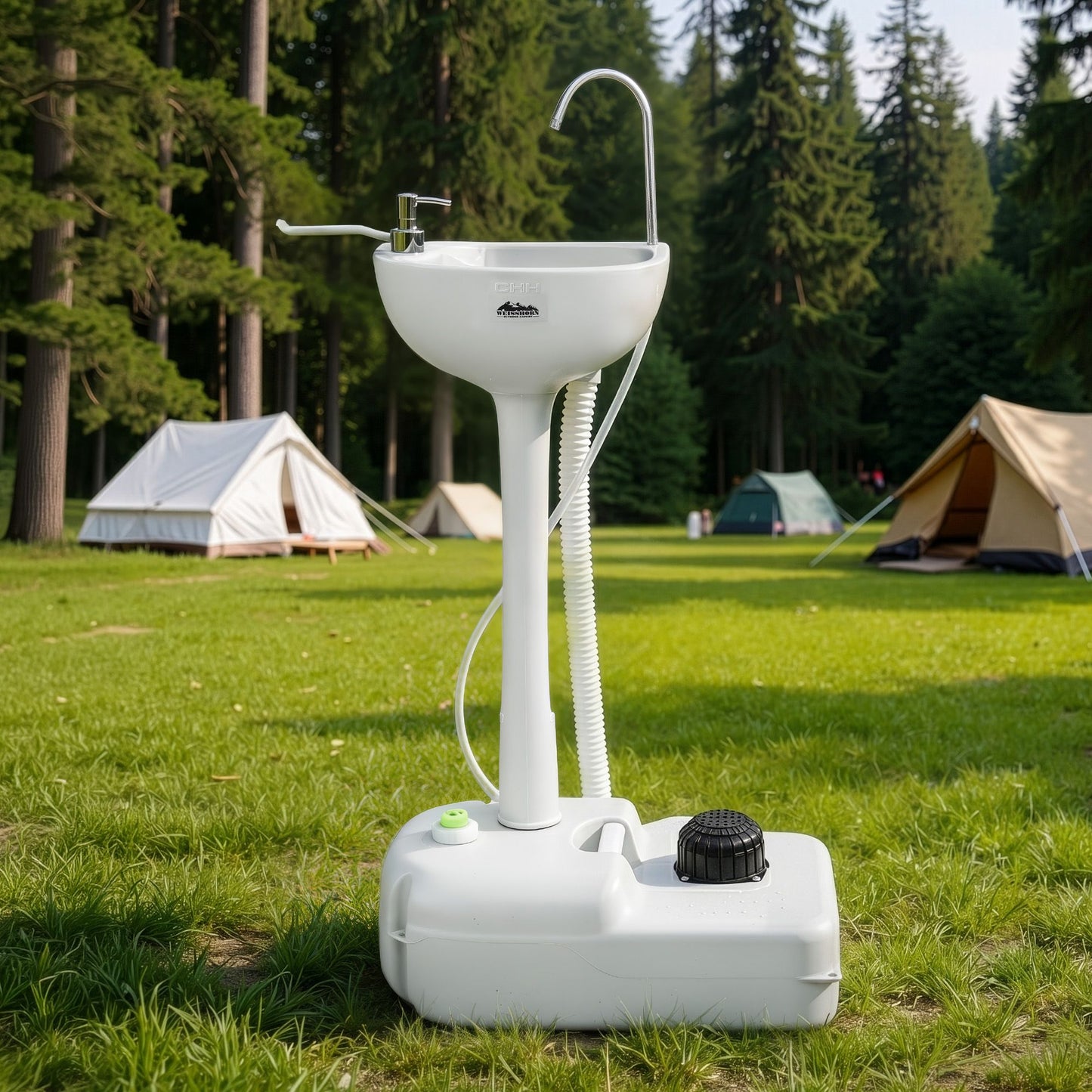 Weisshorn Portable Camping Wash Basin 19L