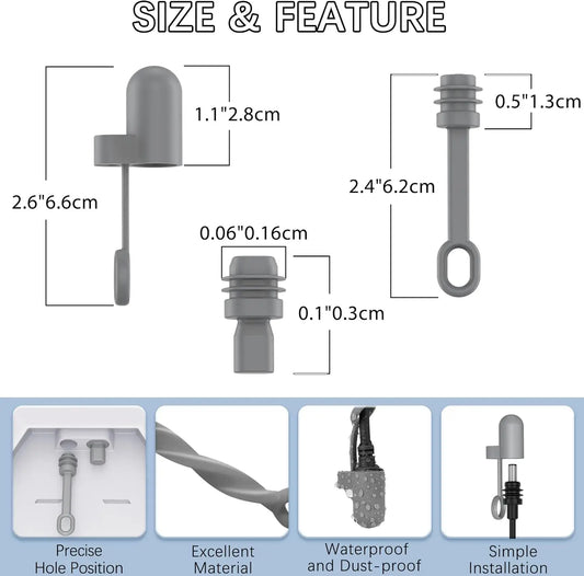 Outcamp Silicone Plug Protection Kit for Starlink Mini