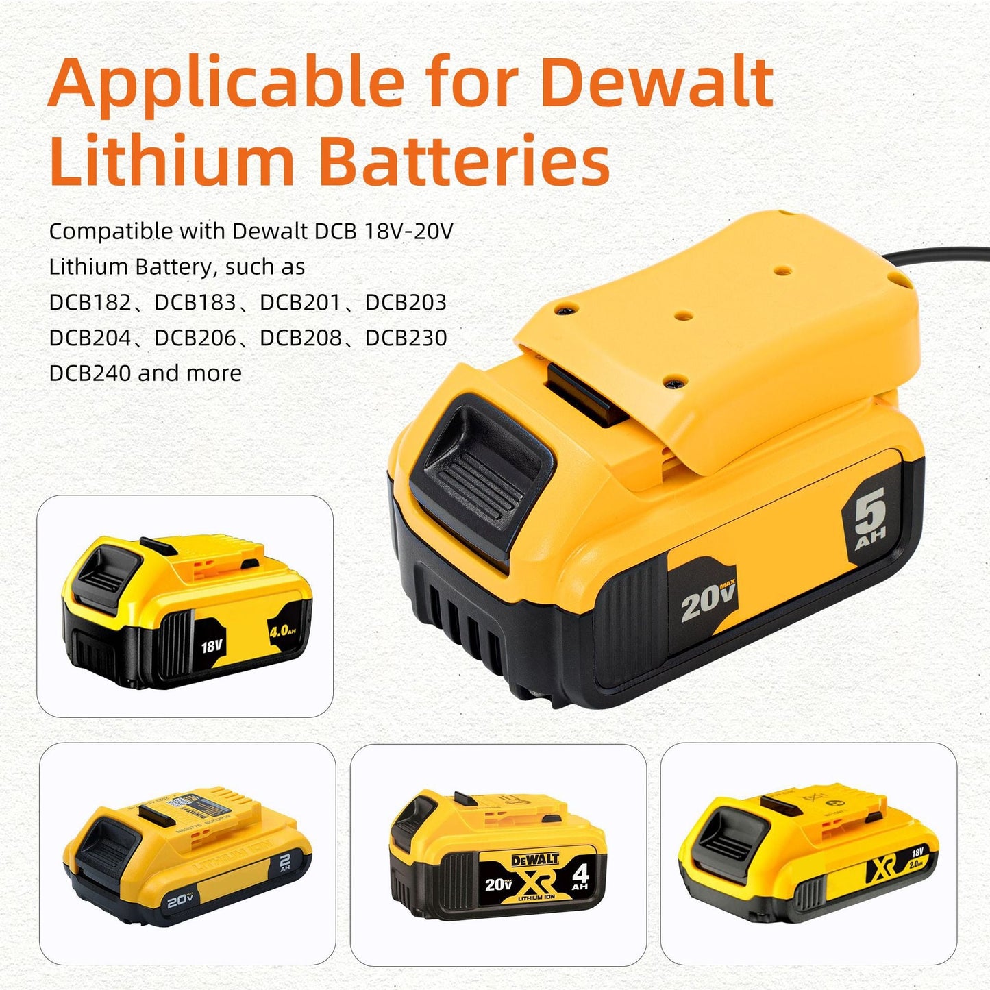 Outcamp Dewalt Battery Adapter for Starlink Mini