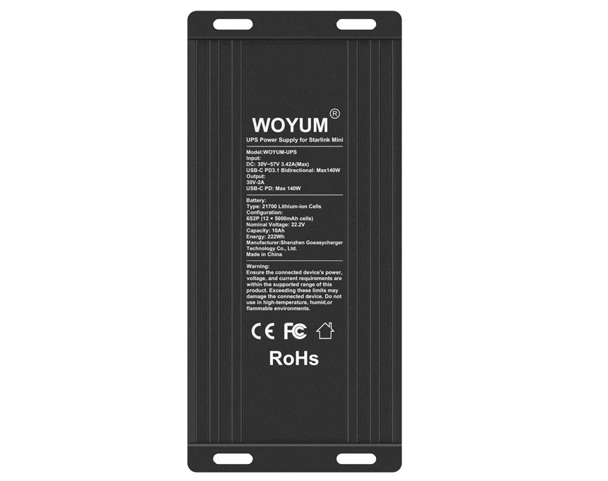 Outcamp 222Wh Portable Battery for Starlink Mini