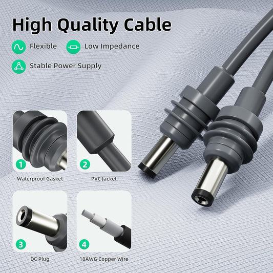 Starlink Power Cable 5521 DC to DC Power Cord 1M/3.3FT