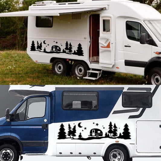 Tree Forest Vinyl Decal Sticker for SUV, RV or Caravan