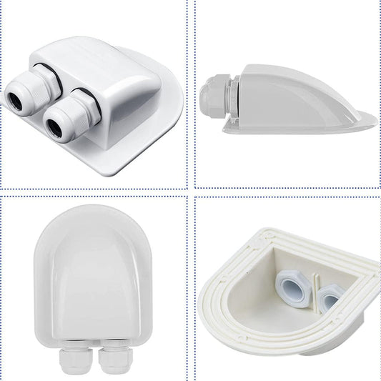 Solar Cable Entry Gland Double Connector for Caravan & RV