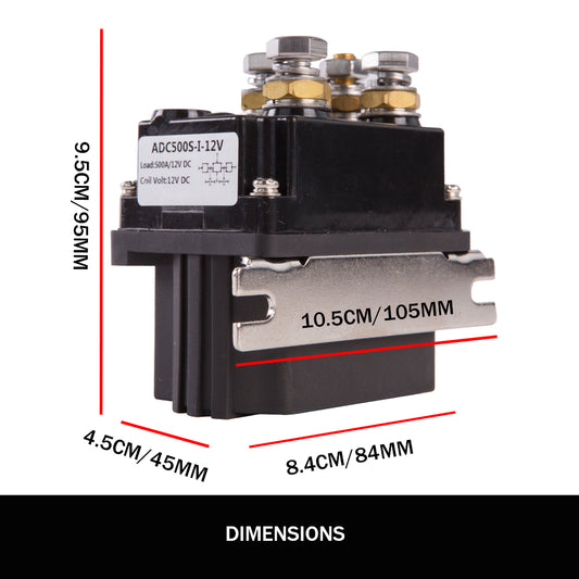 X-BULL 500A Winch Solenoid Relay Controller
