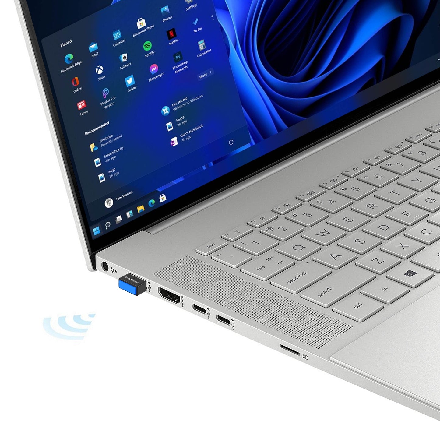 Simplecom NB600 USB Bluetooth 6.0 Adapter Wireless Dongle