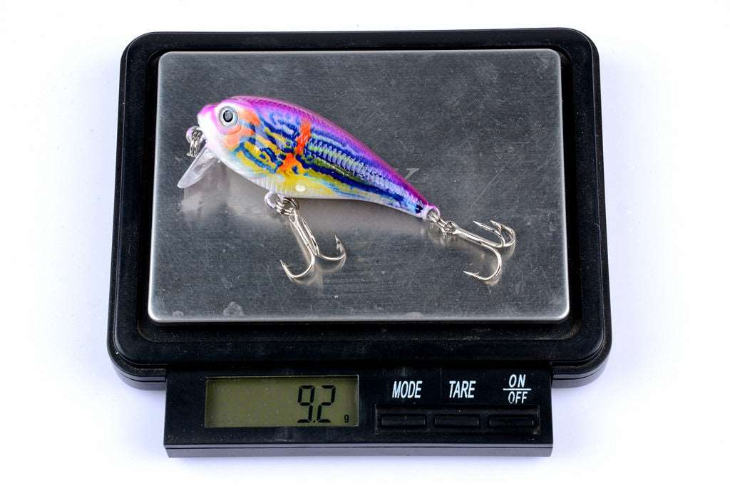 4x 5.5cm Popper Crank Bait Fishing Lure Lures Surface Tackle Saltwater