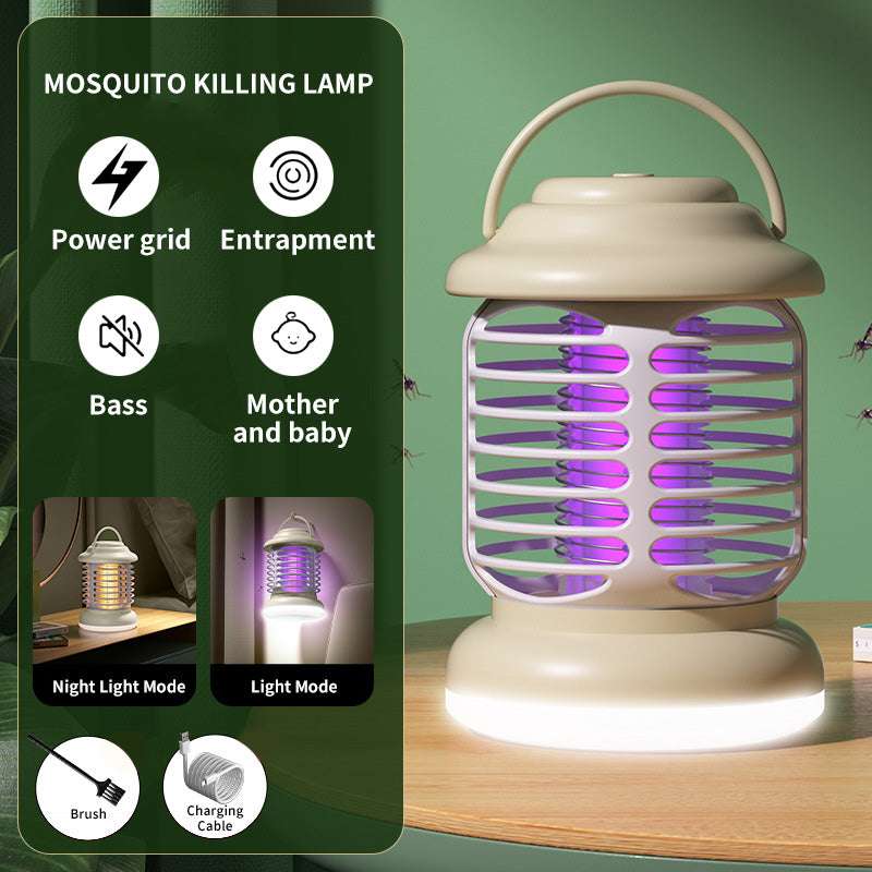 LIFEBEA Portable Mosquito Bug Zapper for Home or Outdoor Camping