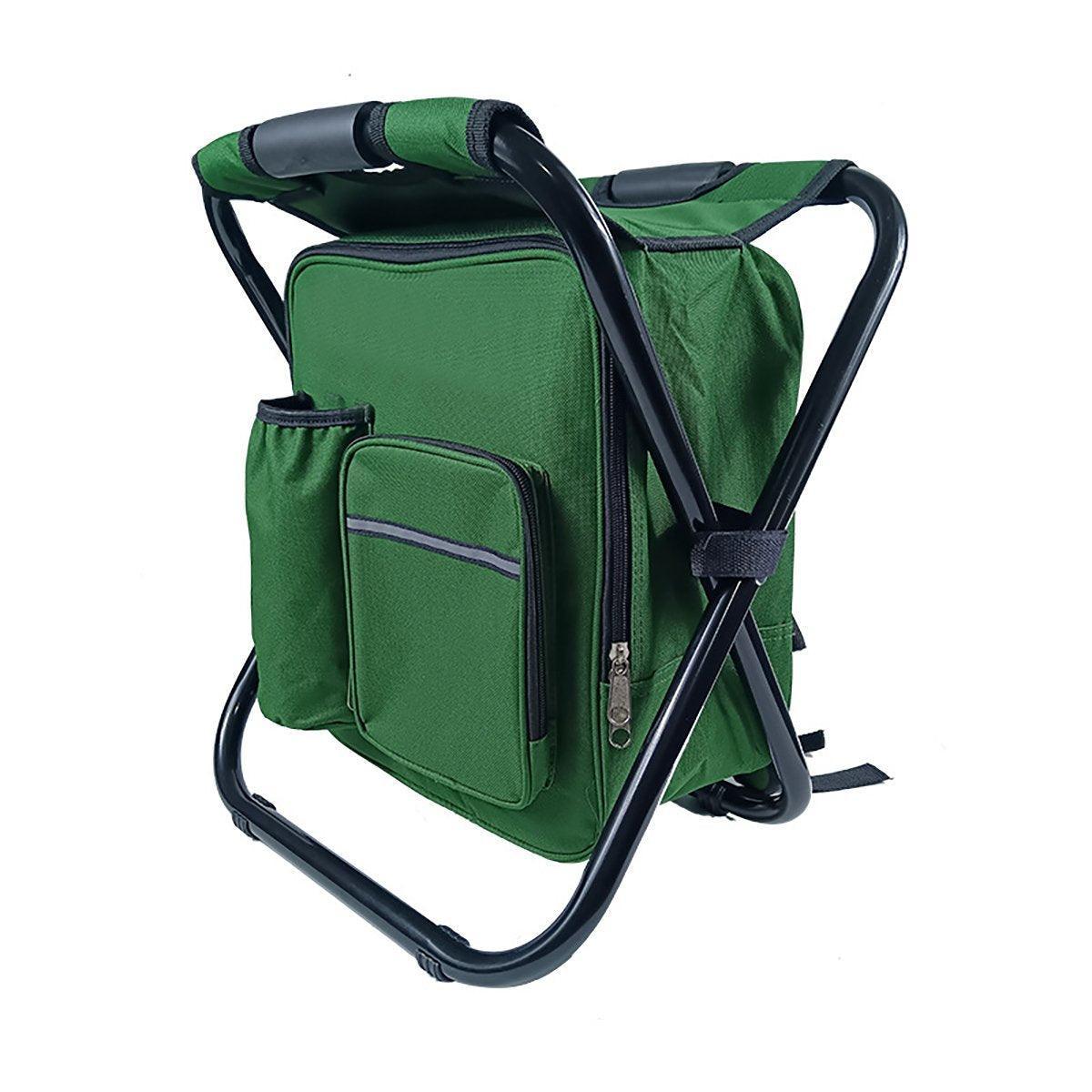 Portable Outdoor Folding Chair Oxford Small Stool for Fishing Camping Hiking - Blue