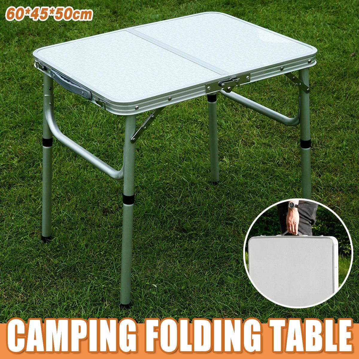 Folding Outdoor Table – Lightweight Aluminium 60x45cm