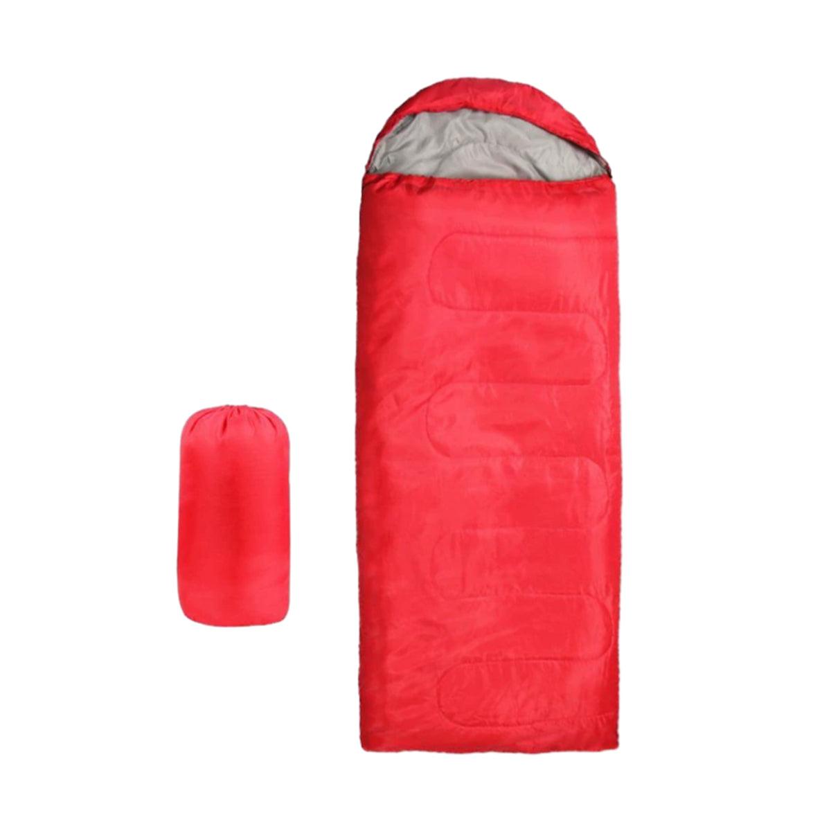 Single Sleeping Bag Outdoor Camping Hiking Thermal Warm Tent Travel Gear - Royal Blue