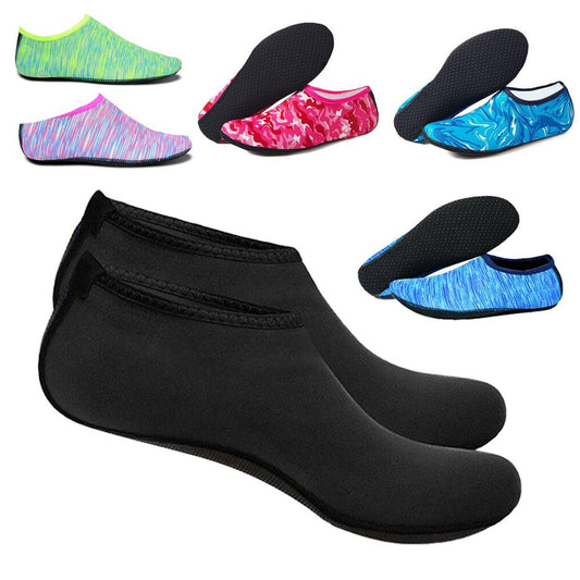 Unisex Water Shoes Slip On Aqua Socks Swim Surf Diving Yoga Exercise Reef Shoes - Green-L