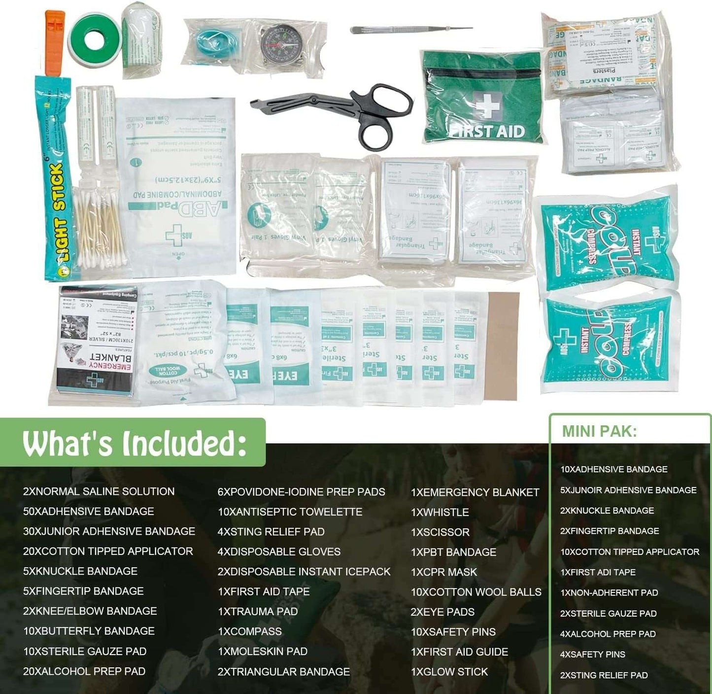 258pcs PREMIUM FIRST AID KIT
