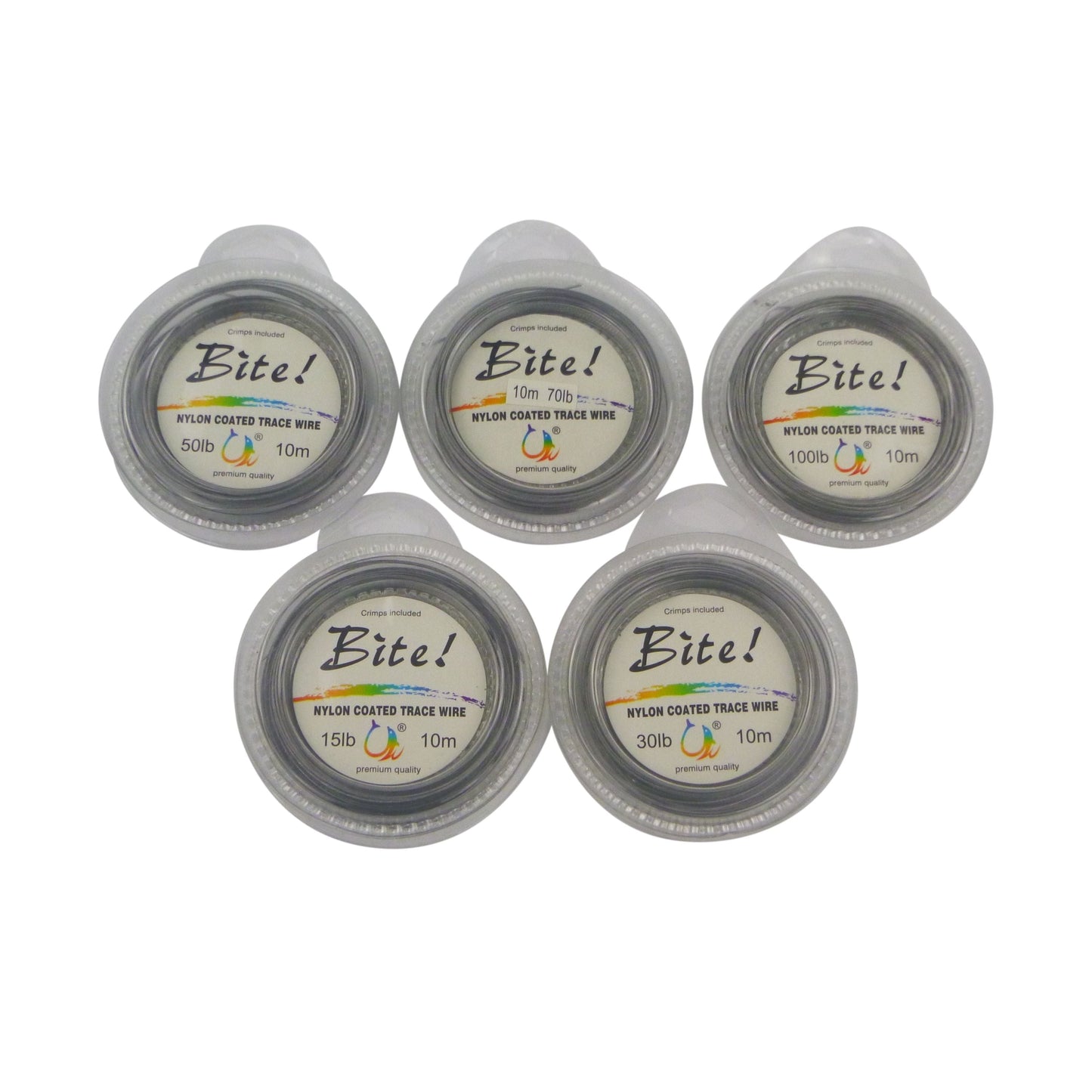 Swimerz Bite 7 Strand Coated Leader Wire, 50lb breaking strain, 10 mtrs
