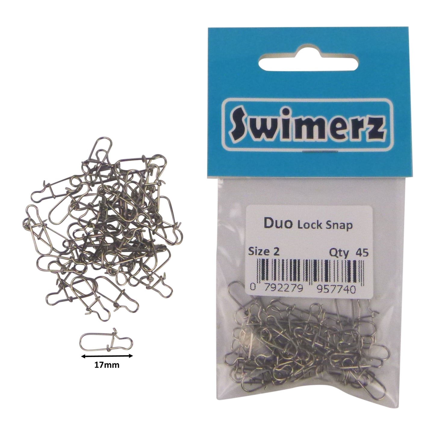 Swimerz Duo Lock Snaps Size 2. Pack 45 pack