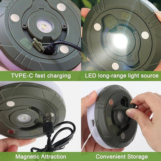 10m Rechargeable LED Camping Light 2000mAh