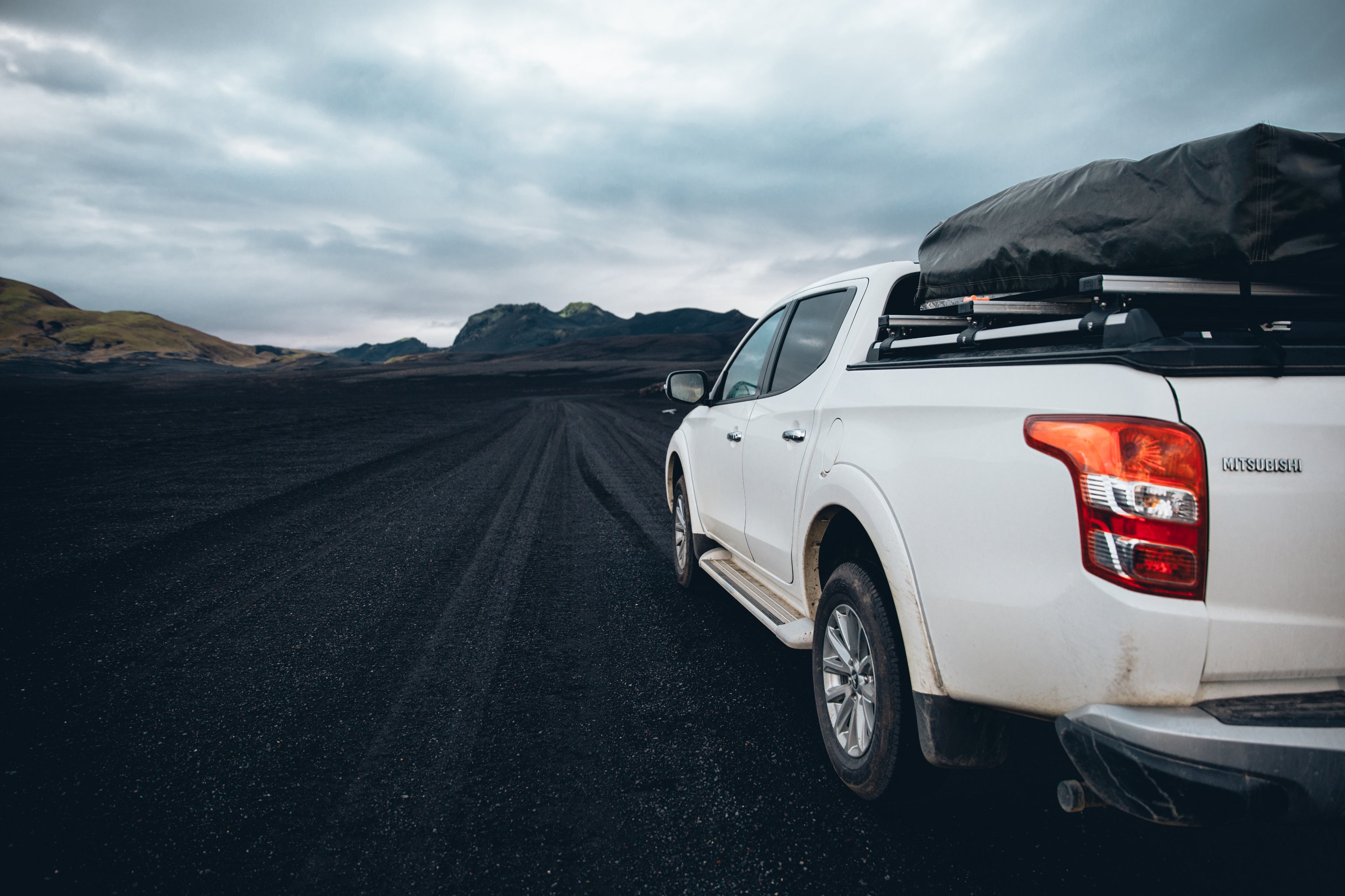 off-roading-on-volcanic-sand-field - Just Camp - Australia