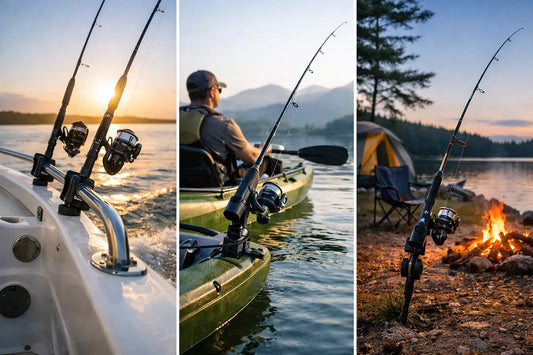 Fishing Rod Holders for Boats, Kayaks and Camping