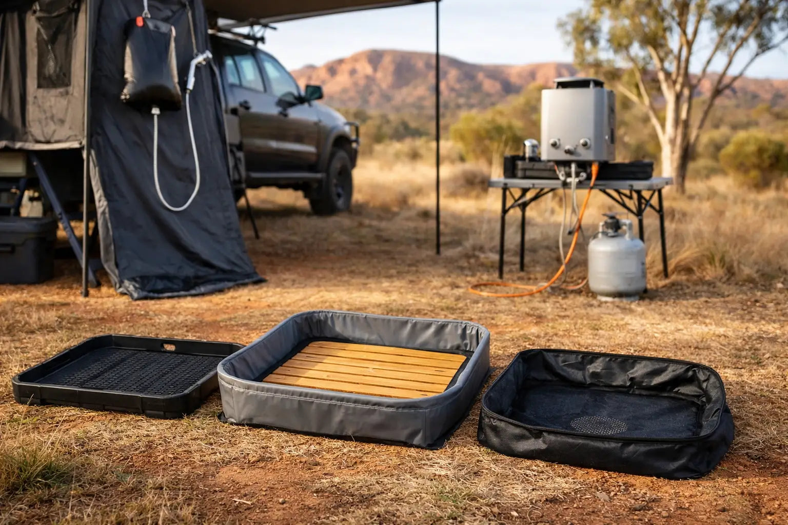 Choosing a Camping Shower Base for Aussie Trips