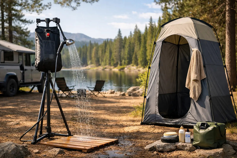 Camping Shower Setup for Clean, Easy Trips