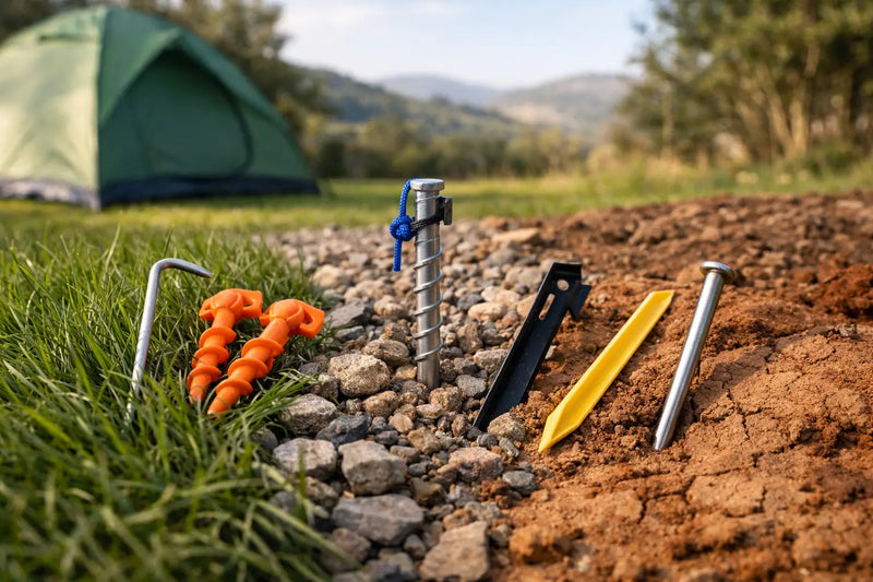 Best Tent Pegs for Different Ground in Australia
