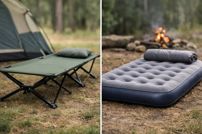 Camp Stretcher vs Air Mattress: Which Is Better?