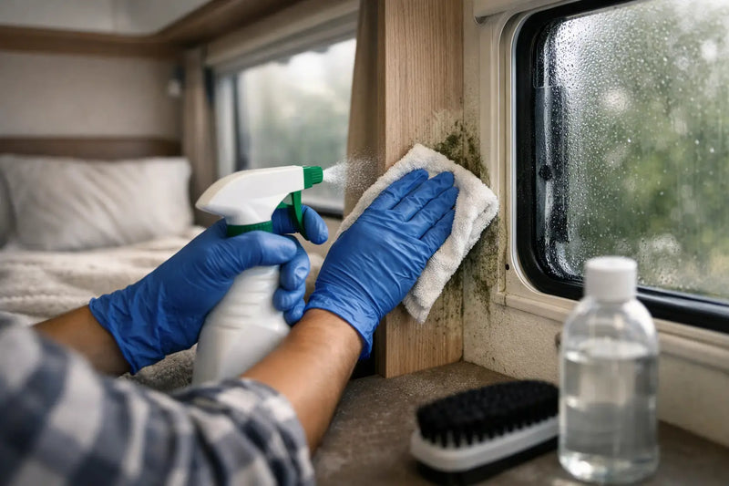 How to Clean Mould in a Caravan Safely