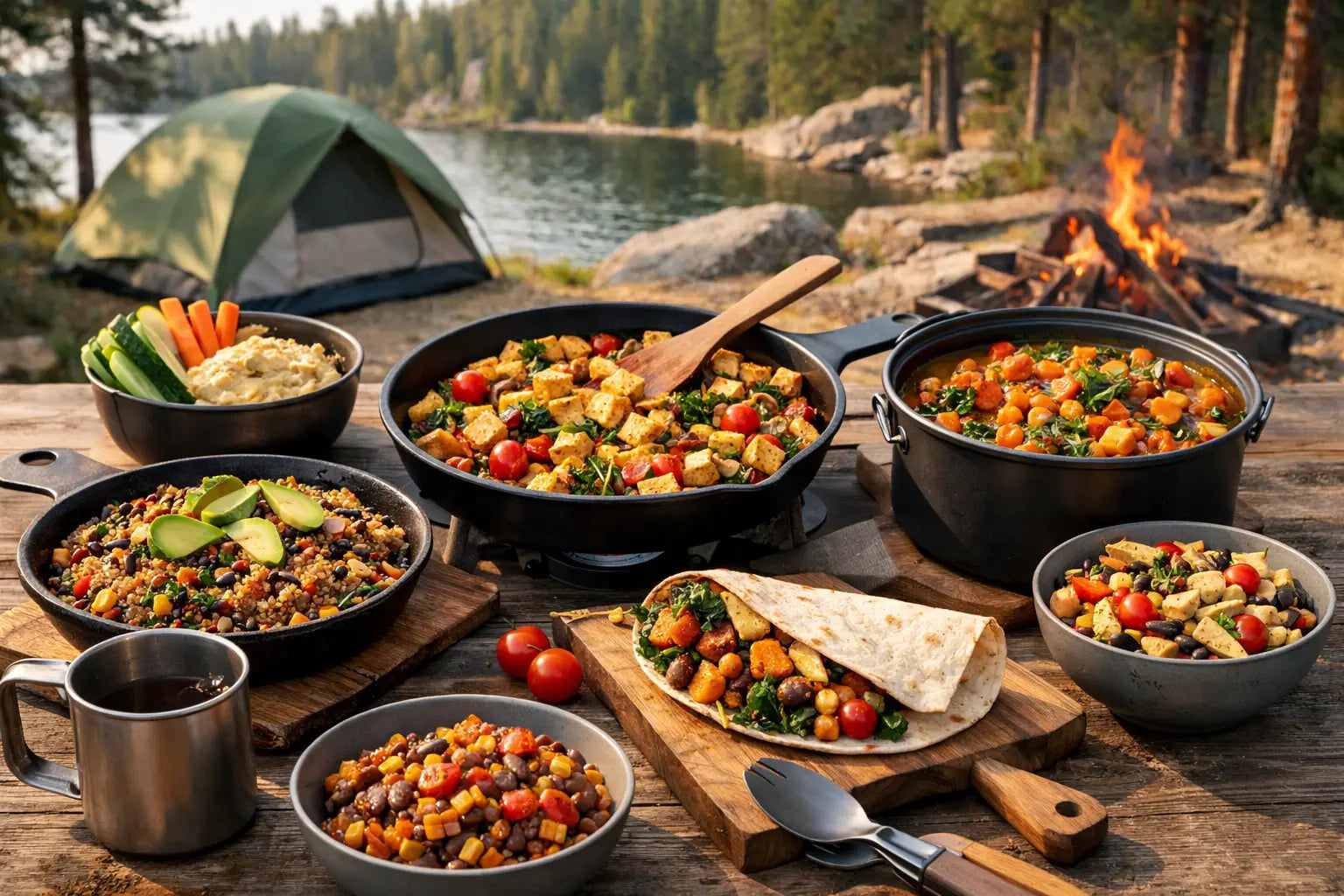 10 Vegan Camping Meals That Actually Work