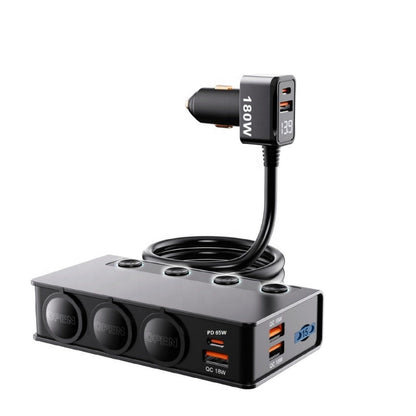 Outcamp 180W Four-Port Car Charger