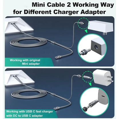 Outcamp 2-in-1 Power and Ethernet Cable for Starlink Mini