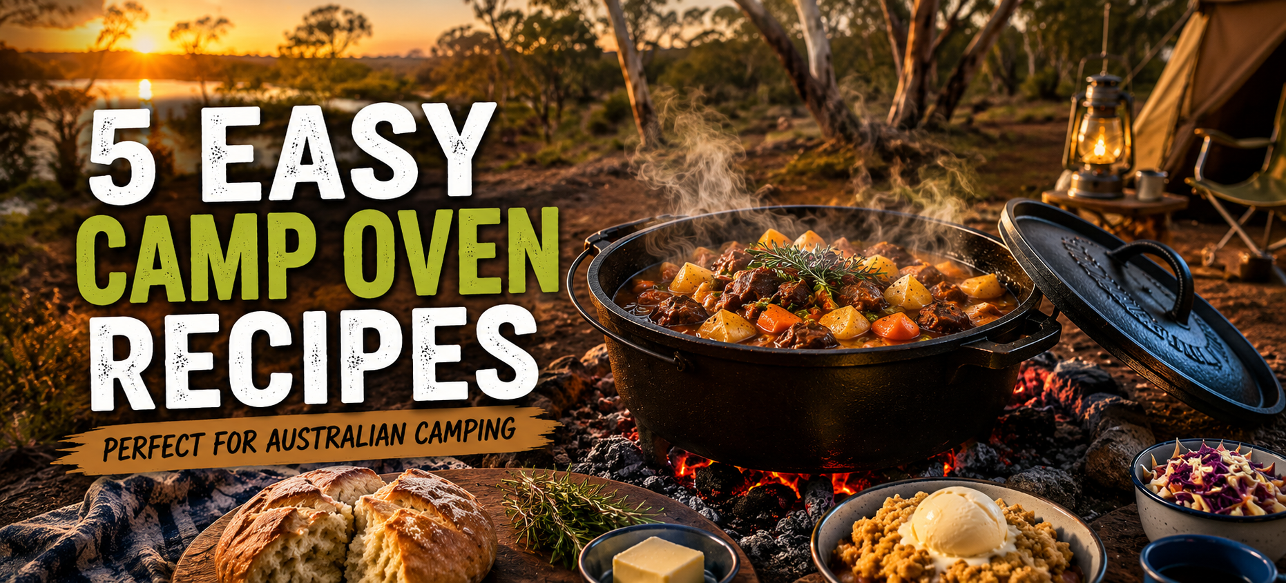 5 easy camp oven recipes - camp oven cooking
