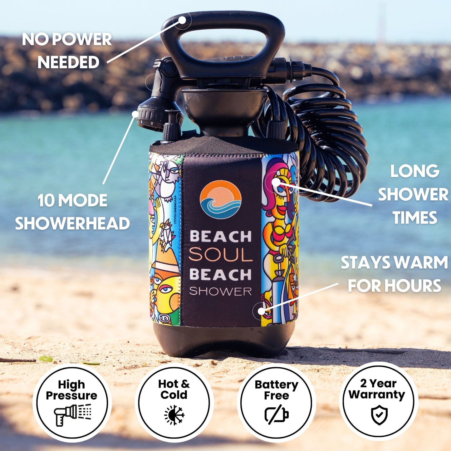 Portable Shower Livin' the Dream 5L