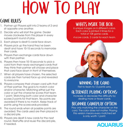 Memory Master Card Game - Christmas Vacation
