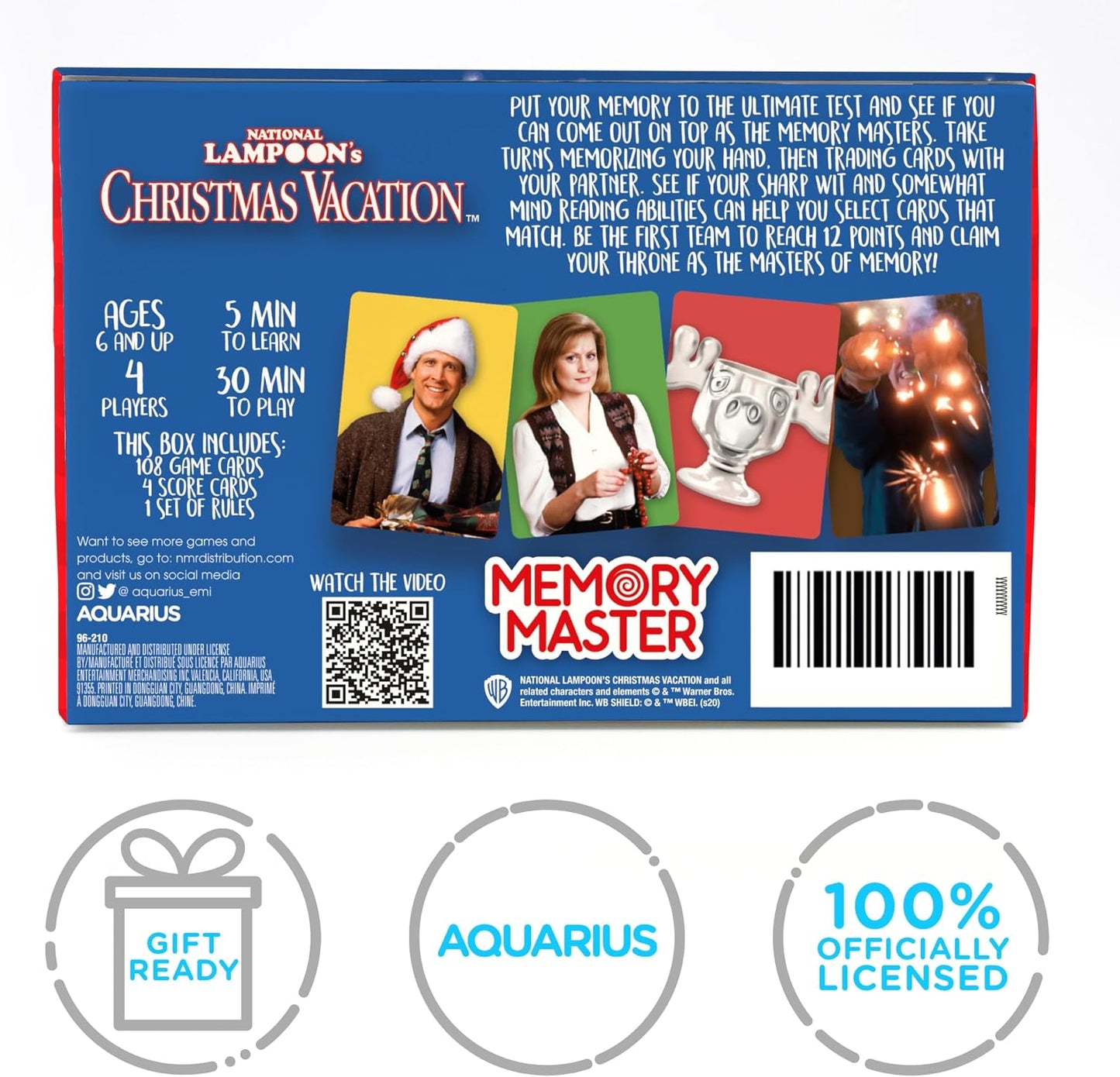 Memory Master Card Game - Christmas Vacation