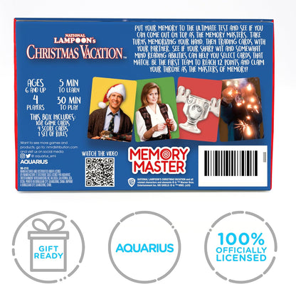 Memory Master Card Game - Christmas Vacation