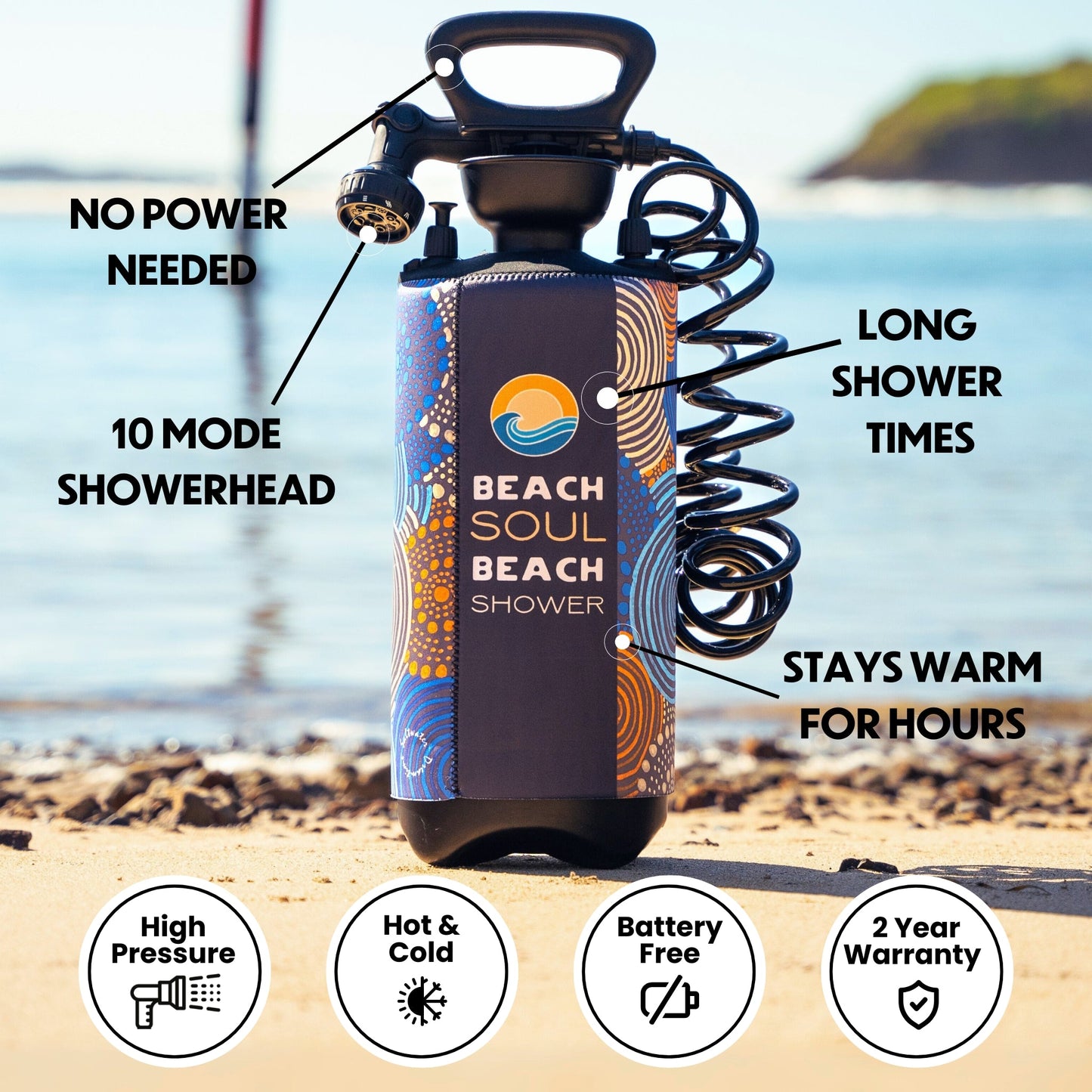 Portable Shower Jamigam 8L