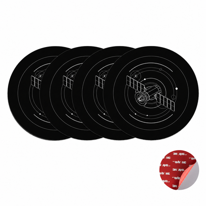 Outcamp Adhesive Metal Mounting Discs 4-Pack