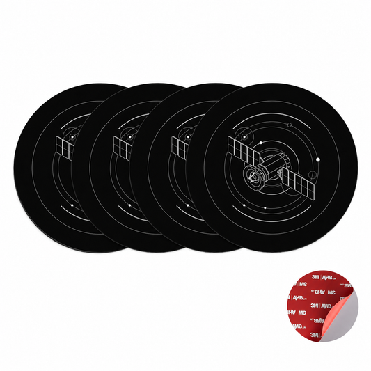 Outcamp Adhesive Metal Mounting Discs 4-Pack