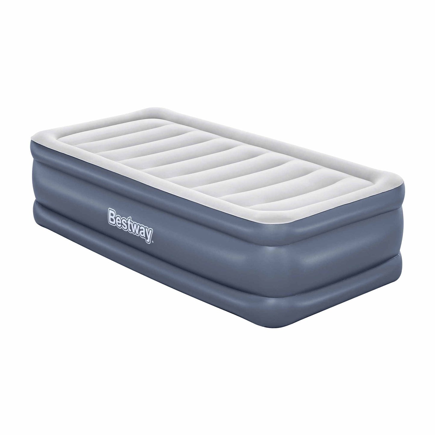 Bestway Single Air Bed – 51cm Raised with Built-In Pump