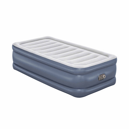 Bestway Single Air Bed – 51cm Raised with Built-In Pump