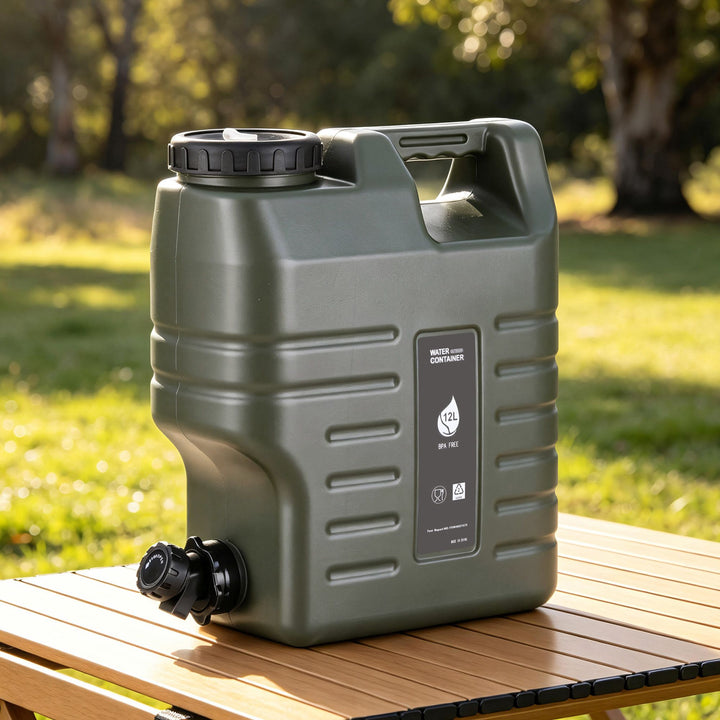 Camping Water Container 12L with Tap - Weisshorn