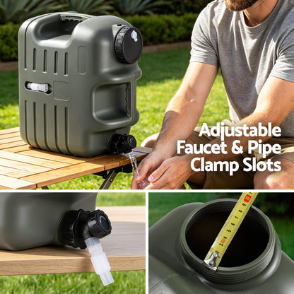 Camping Water Container 12L with Tap - Weisshorn