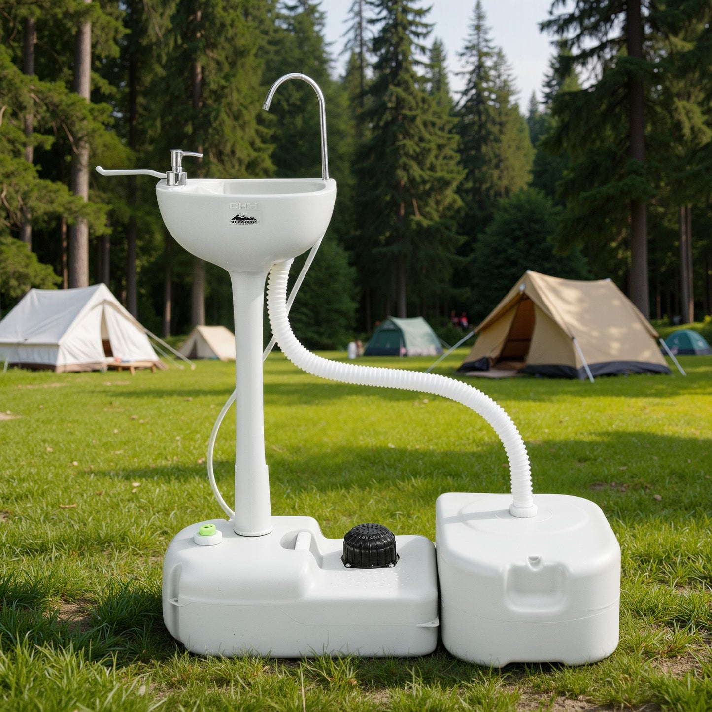 Portable Camping Hand Wash Basin 43L - Weisshorn