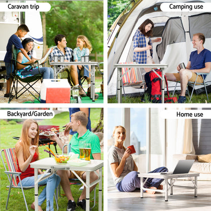 Folding Camping Table 60cm Lightweight Portable Picnic Table