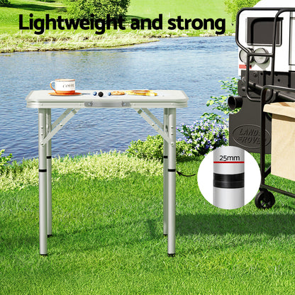 Folding Camping Table 60cm Lightweight Portable Picnic Table