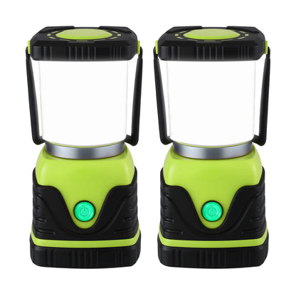 Weisshorn 2-Pack LED Camping Lanterns, 1000LM Super Bright Waterproof Portable Emergency Tent Lights