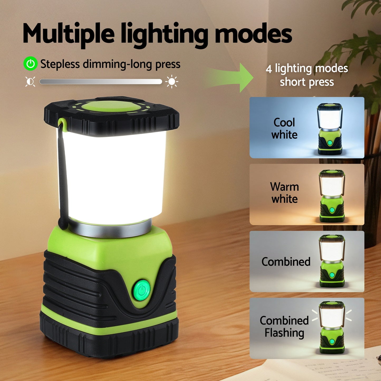 Weisshorn 2-Pack LED Camping Lanterns, 1000LM Super Bright Waterproof Portable Emergency Tent Lights