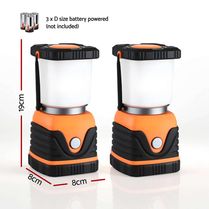 LED Camping Lanterns 2 Pack 1000LM