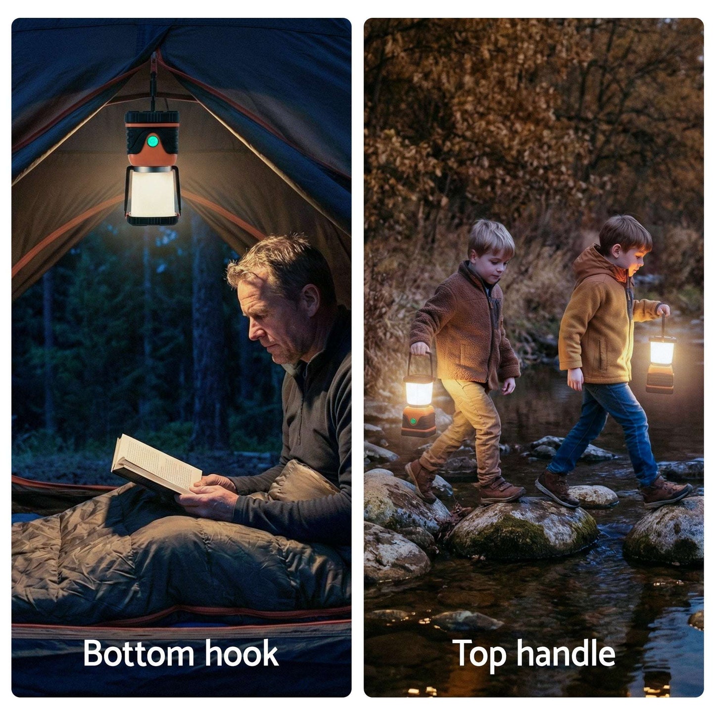 LED Camping Lanterns 2 Pack 1000LM